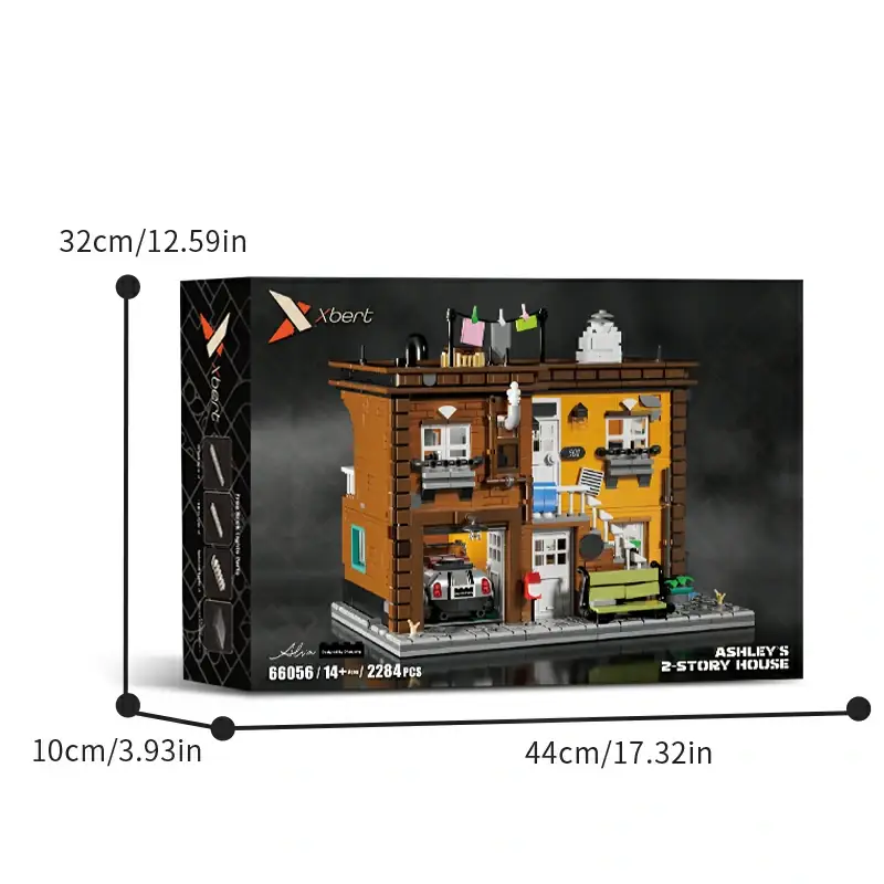 Xbert Ashleys's 2-story House • Set 66056 • SetDB