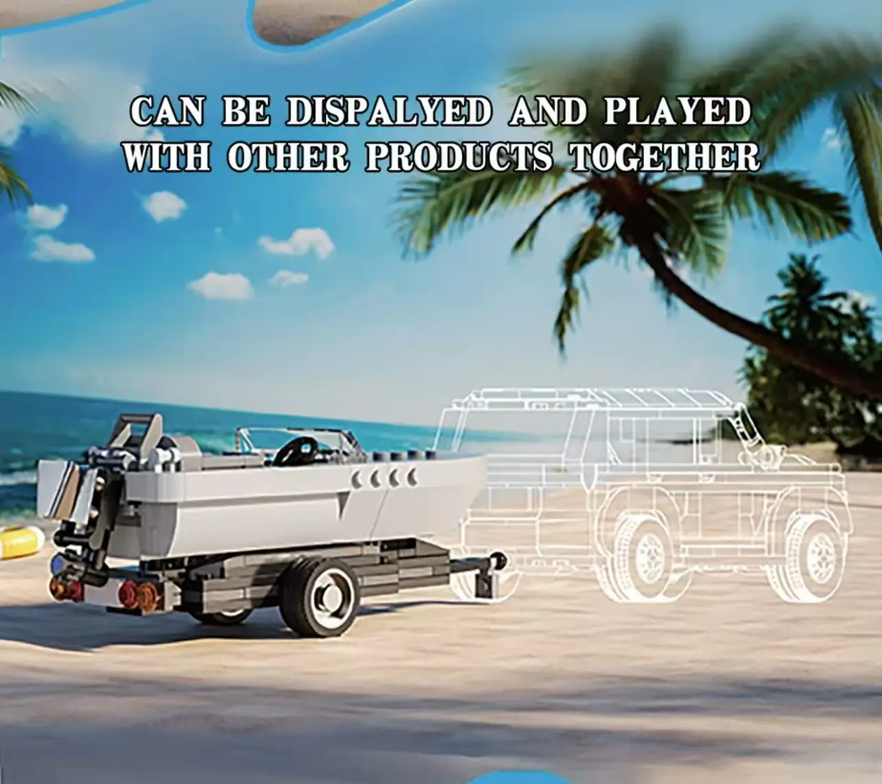 Xbert Trailer With Speedboat • Set 66115 • SetDB Xbert Trailer With Speedboat • Set 66115 • SetDB