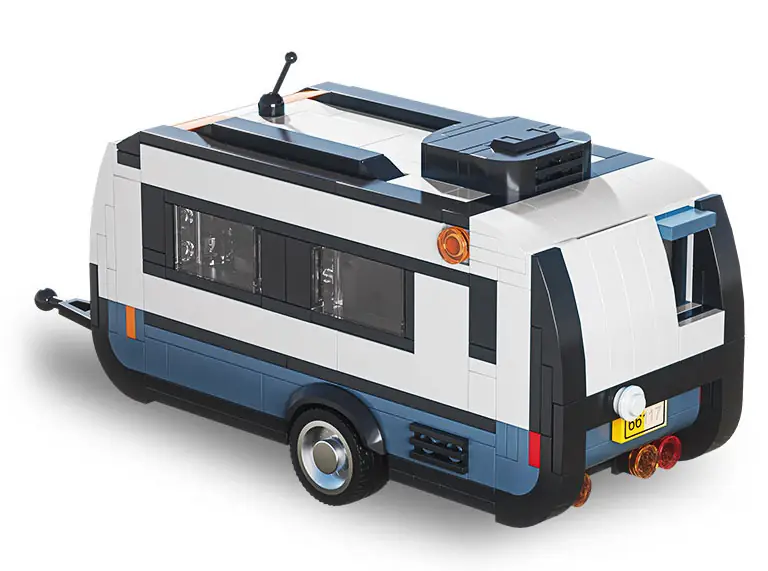 Xbert Travel Tailer • Set 66117 • SetDB • Merlins Bricks