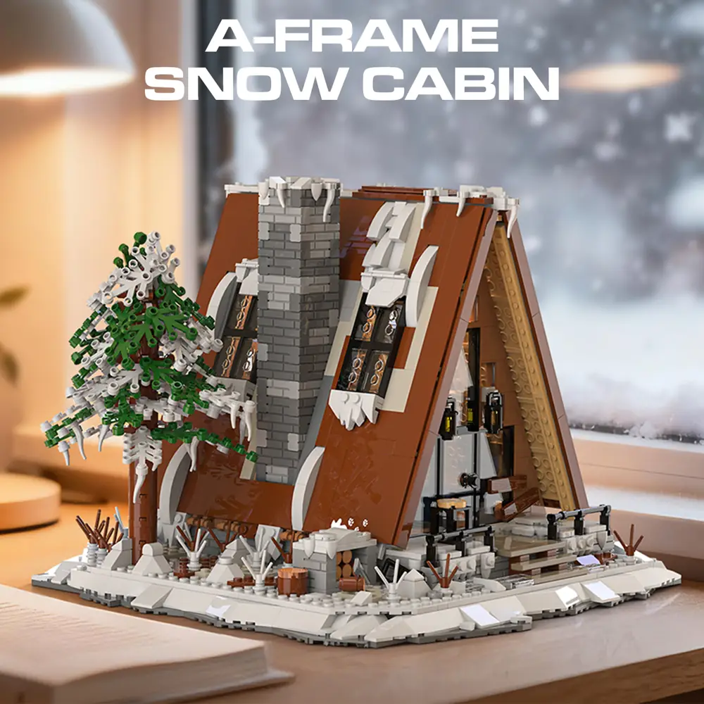 Xbert A-Frame Snow Cabin • Set 66151 • SetDB