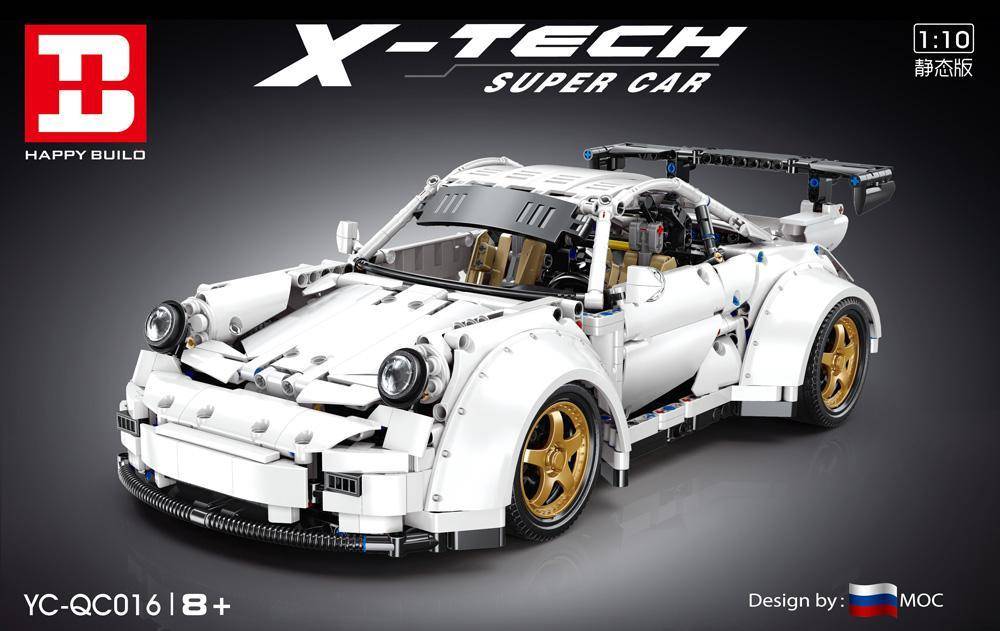 Xinyu Happy Build Super Car in white • Set YC-QC016 • SetDB