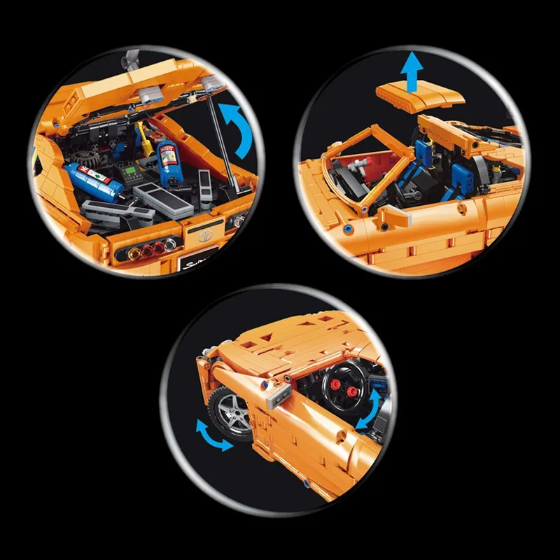 Happy Build Toyota Supra A80 • Set YC-QC018 • SetDB Happy Build Toyota Supra A80 • Set YC-QC018 • SetDB