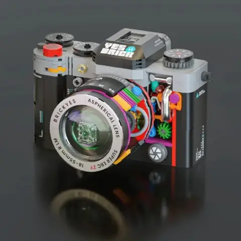 BrickYes Purple camera • MINI BLOCKS • Set 2212 • SetDB
