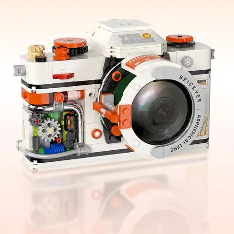 BrickYes Classic black camera • MINI BLOCKS • Set 2164