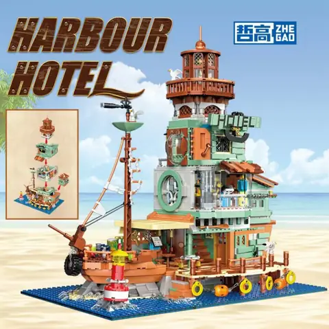 ZHEGAO Dinosaur Museum • MINI BLOCKS • Set 613000 • SetDB