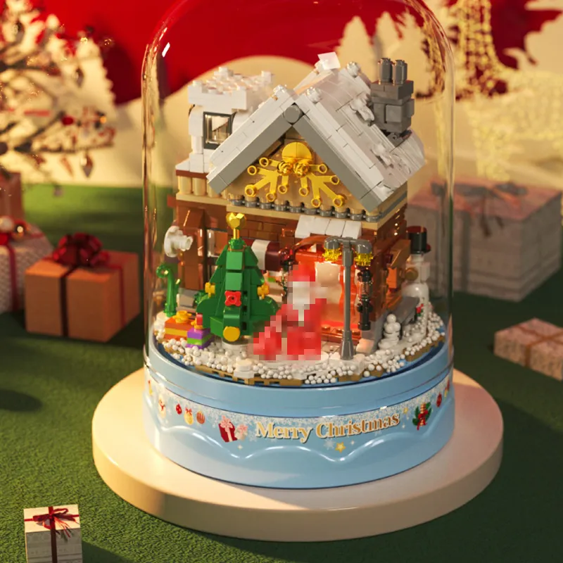 ZHEGAO Christmas Snow Music Box • Set 00997 • SetDB