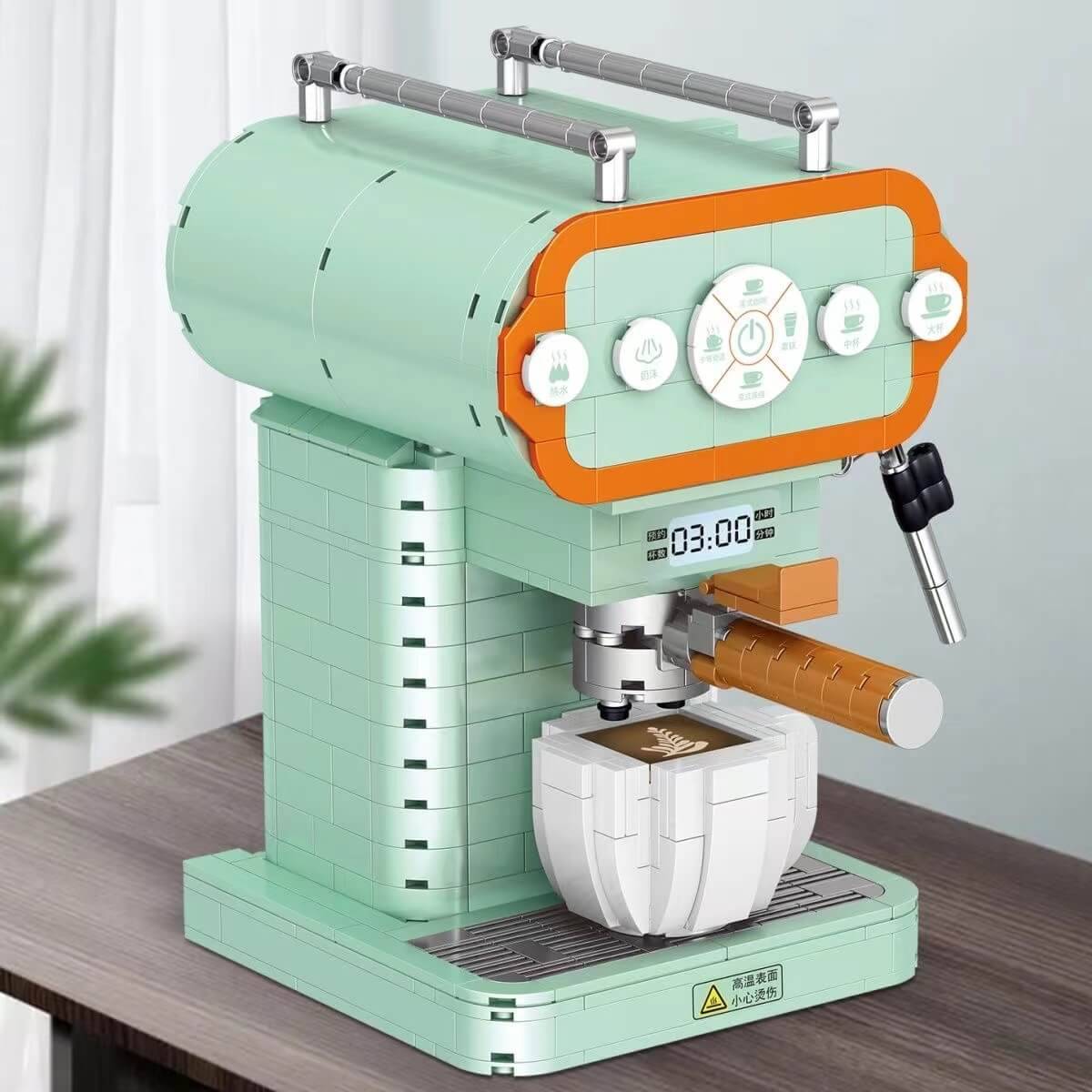 ZHEGAO Modern Coffee Machine • MINI BLOCKS • Set 01008