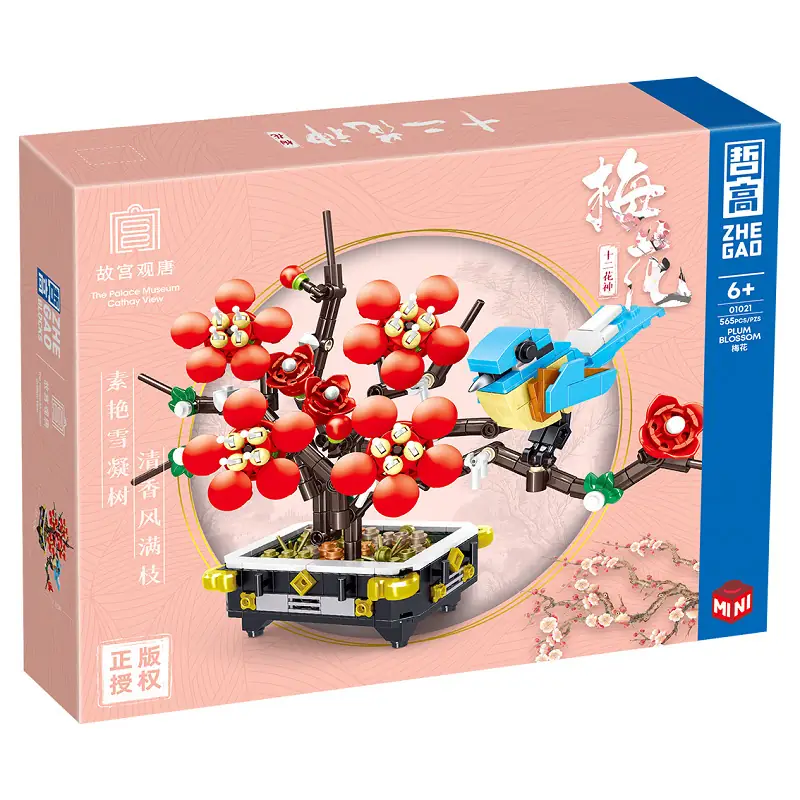 ZHEGAO The Palace Museum Flowers • MINI BLOCKS • Set 01021