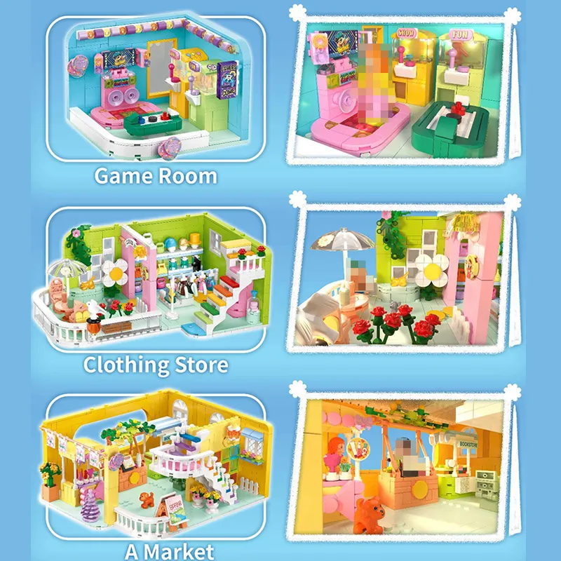 ZHEGAO Mengle Mall • MINI BLOCKS • Set 612017 • SetDB