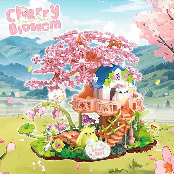 ZHEGAO Dooro Bear Tree house • MINI BLOCKS • Set 612036