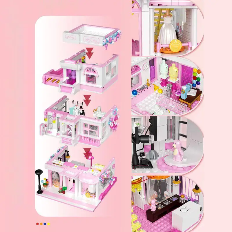 ZHEGAO Wedding Salon • MINI BLOCKS • Set 613032 • SetDB