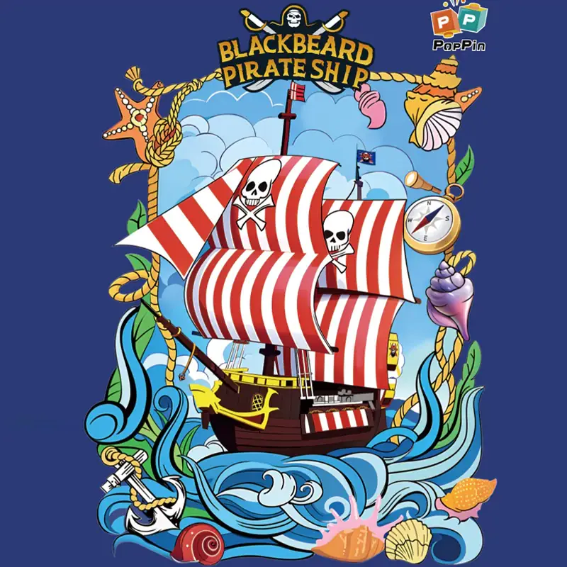 ZHEGAO Pirate Ship • Set 653007 • SetDB • Merlins Bricks