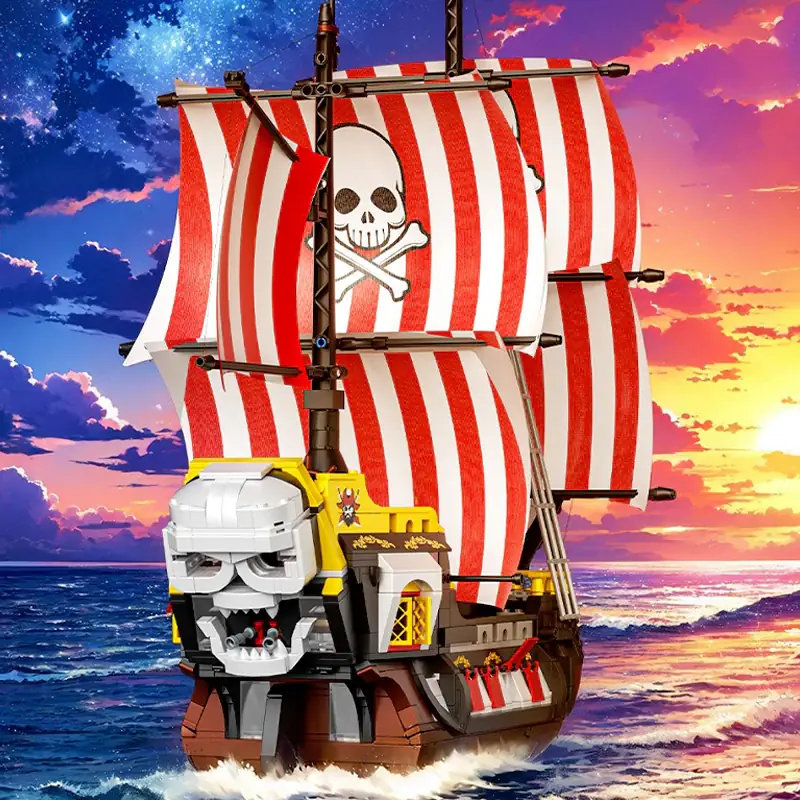 ZHEGAO Pirate Ship • Set 653007 • SetDB • Merlins Bricks