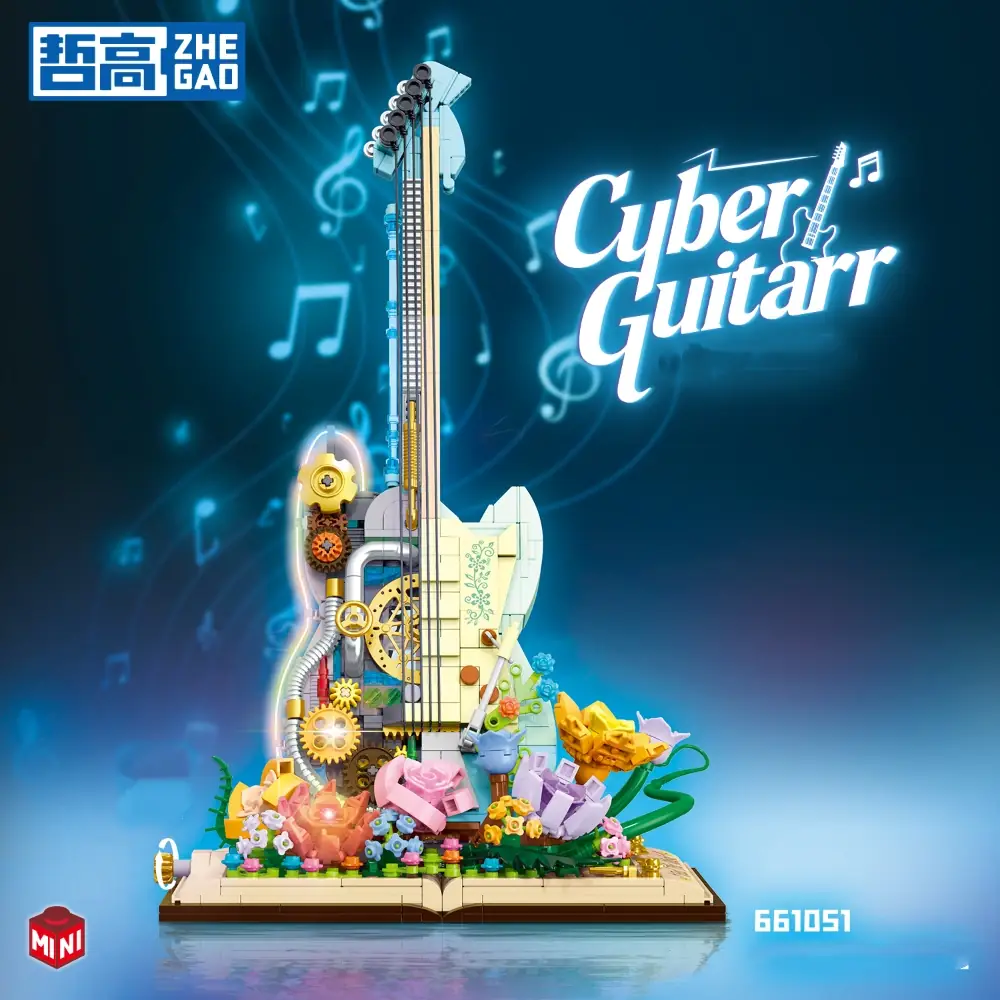 ZHEGAO Cyberpunk Guitar • MINI BLOCKS • Set 661051 • SetDB