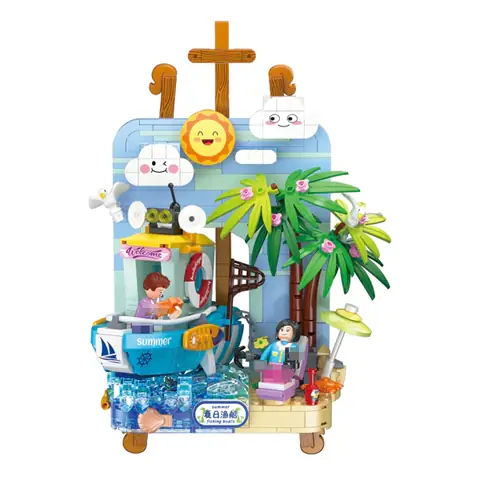 ZHEGAO Island Treasure Hunt • MINI BLOCKS • Set 652000