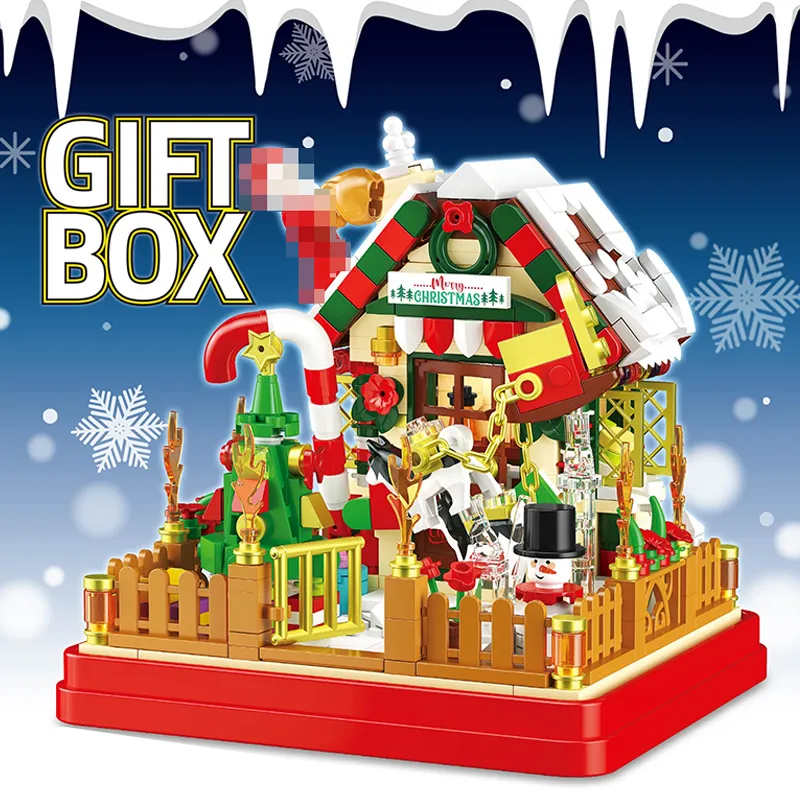 【ファッション通販】の商品をすべて • House Christmas Box Gift ZHEGAO MINI 662023 Set • BLOCKS 家具