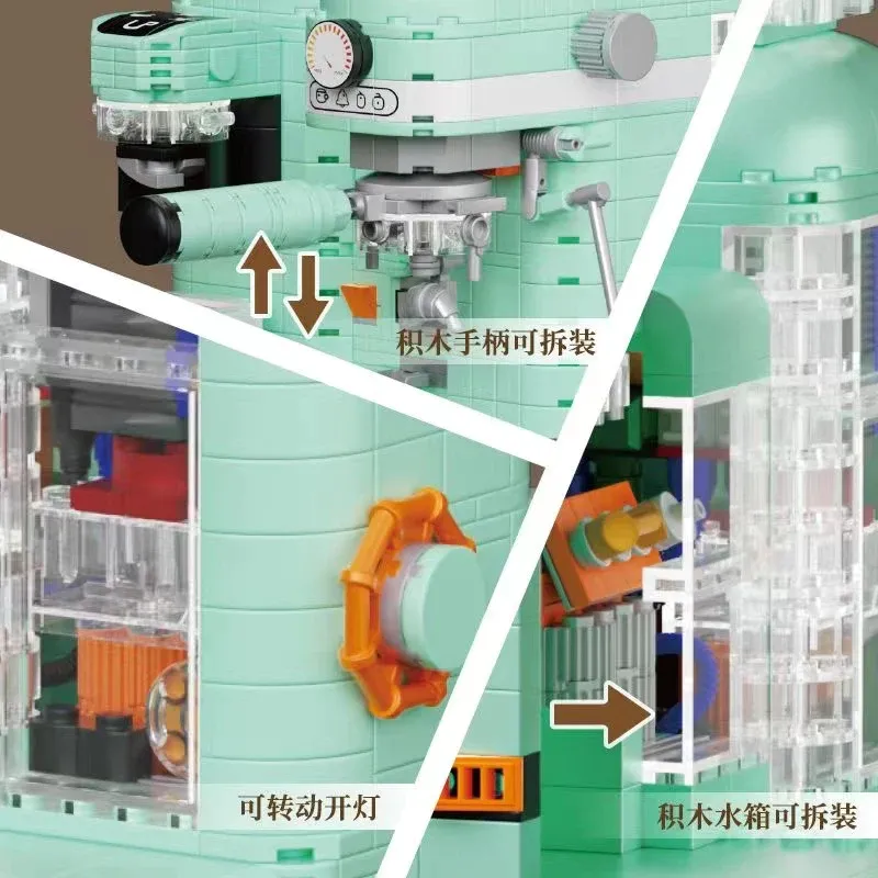 もちもちページ(検討中) ZHEGAO Coffee Machine • MINI BLOCKS • Set 663008 • SetDB