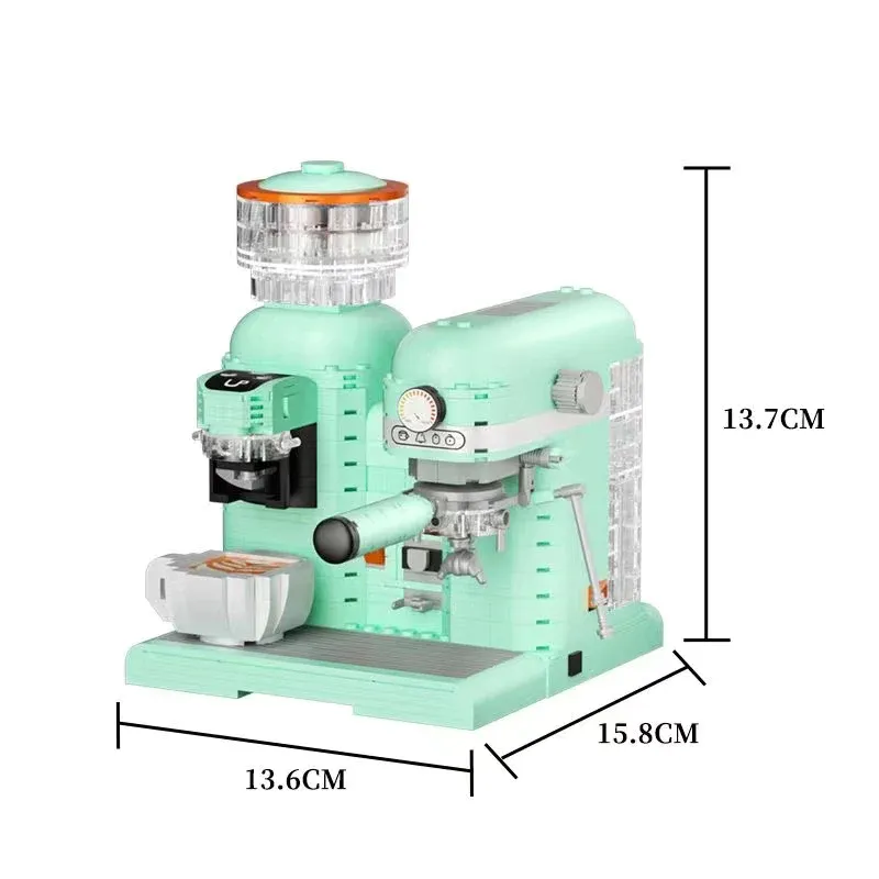 ZHEGAO Coffee Machine • MINI BLOCKS • Set 663008 • SetDB