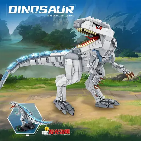 ZHEGAO Semi Mechanical Tyrannosaurus Rex • Set LN4100