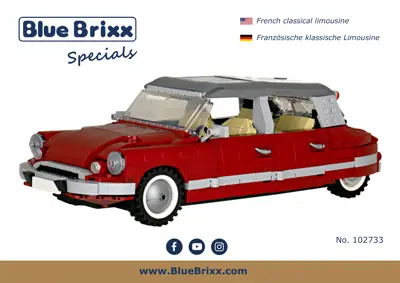 BlueBrixx French classical limousine • Set 102733 • SetDB