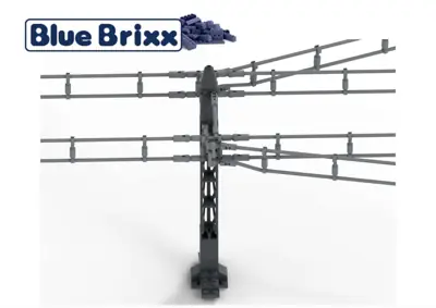 BlueBrixx Individualisable overhead line • Set 103419