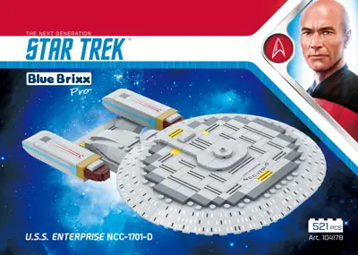 BlueBrixx STAR TREK USS Enterprise NCC-1701-D • Set 104178