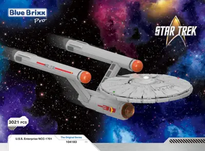 BlueBrixx STAR TREK USS Enterprise NCC-1701 • Set 104183