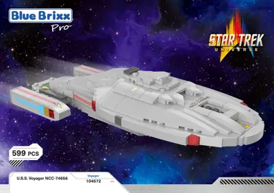 BlueBrixx STAR TREK USS Voyager NCC-74656 • Set 104572