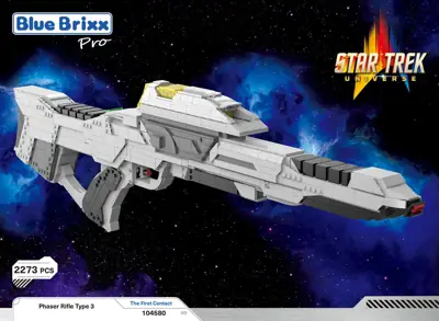 BlueBrixx STAR TREK Phaser Rifle Type 3 • Set 104580 • SetDB