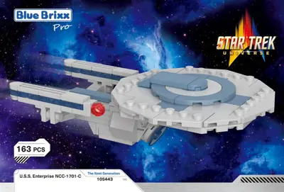 BlueBrixx STAR TREK USS Enterprise NCC-1701-C • Set 105443