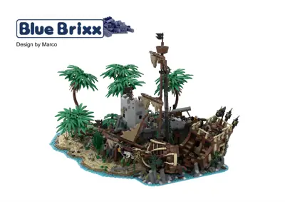 BlueBrixx Pirates Island Reef Outpost • Set 107096 • SetDB