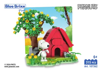 BlueBrixx Peanuts Snoopy´s doghouse • Set 107362 • SetDB