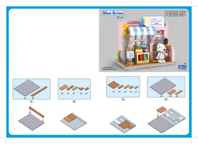 BlueBrixx Peanuts Snoopy´s gift shop • Set 107426 • SetDB