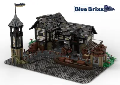 BlueBrixx Medieval River Harbour • Set 107671 • SetDB