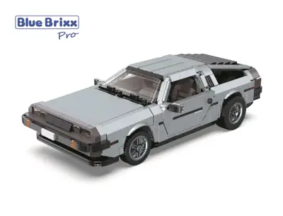 BlueBrixx Timeless stainless steel coupé • Set 107706