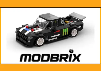 BlueBrixx Drift Car • Set 107810 • SetDB • Merlins Bricks