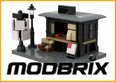 BlueBrixx Train Station Kiosk • Set 107946 • SetDB