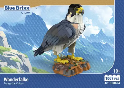 BlueBrixx Peregrine falcon • Set 108694 • SetDB