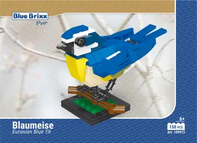 BlueBrixx Eurasian Blue Tit • Set 109972 • SetDB