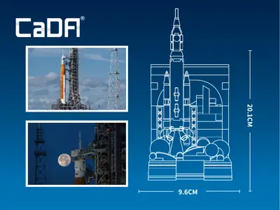 CaDA NASA SLS Artemis Rocket • Set C56044W • SetDB