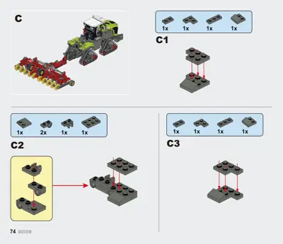 CaDA CLAAS XERION 5000 TRAC TS • Set C65012W • SetDB