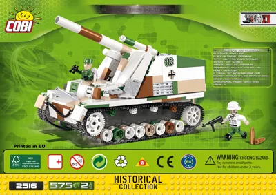 Cobi Sd.Kfz. 165 Hummel • Set 2516 • SetDB • Merlins Bricks