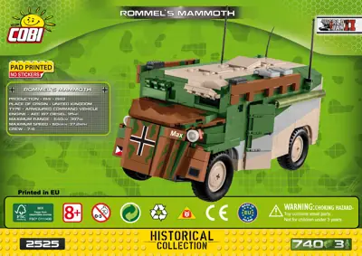 Cobi Rommel's Mammoth • Set 2525 • SetDB