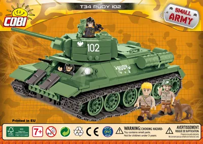 Cobi T-34 Rudy 102 • Set 2652 • SetDB • Merlins Bricks