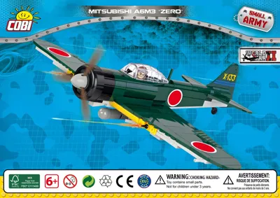 Cobi Mitsubishi A6M3 Zero • Set 5537 • SetDB