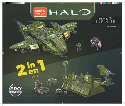 Sold MEGA Construx Halo Infinite Pelican Inbound Construction Set - GNB28