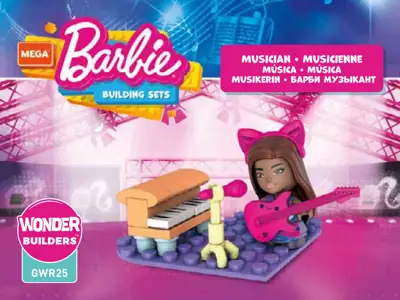 Mattel MEGA Barbie Musician • Set GWR25 • SetDB