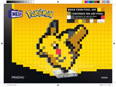 Mattel MEGA Pokémon Pikachu • Set HTH74 • SetDB