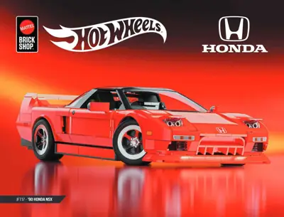 Mattel Brick Shop Hot Wheels '90 Acura NSX • Set JFT17