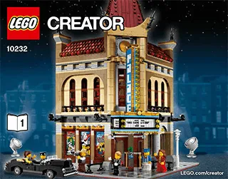 LEGO　10232　パレスシネマ LEGO MOC Re-Opened Palace Cinema (10232) by Steven8D | Rebrickable